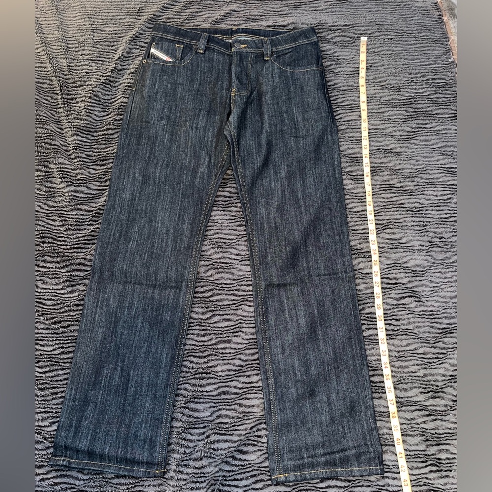 Diesel Men's Dark Blue Straight Jeans